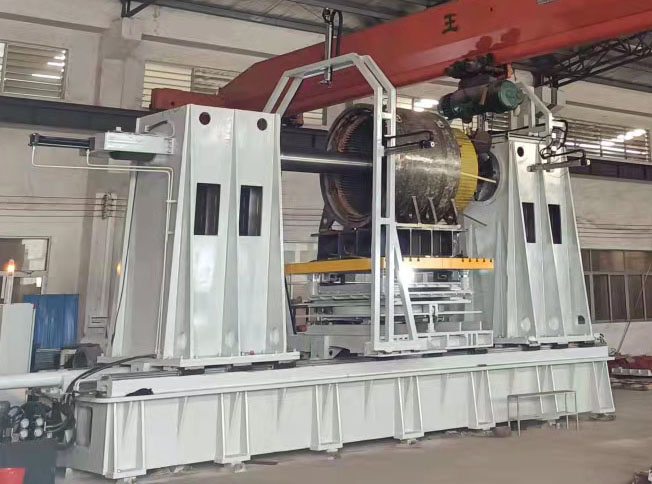 大型永磁電機定轉子對中找正合裝 大型永磁電機定轉子對中找正合裝